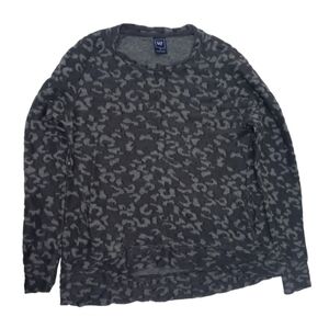 Gap Dark Grey Animal Print Sweater, XS
